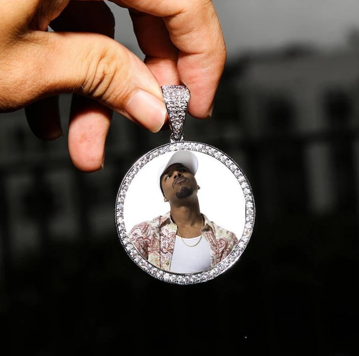 Personalized Memory Medallion- Necklace With Picture Inside