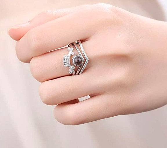 Projection Ring-Photo Projection Ring-Rings For Women