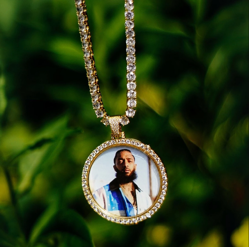 Custom Photo Pendent Necklace For Men
