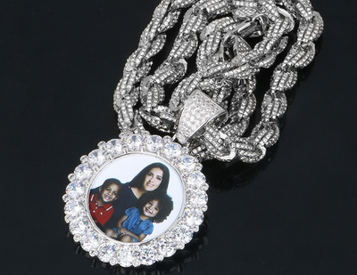 Personalized Picture Necklace- Gifts For Mom