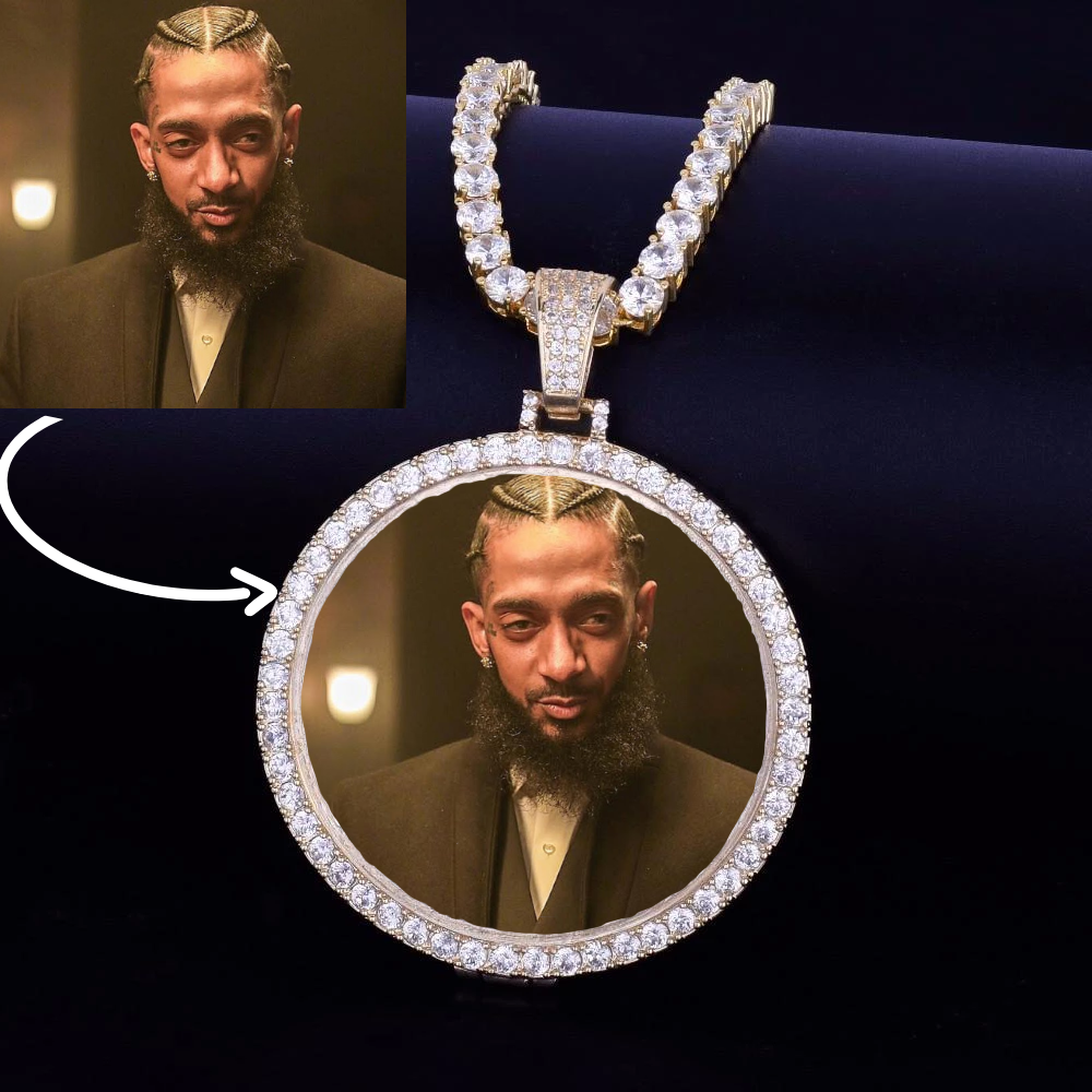 Personalized Memory Medallion- Necklace With Picture Inside