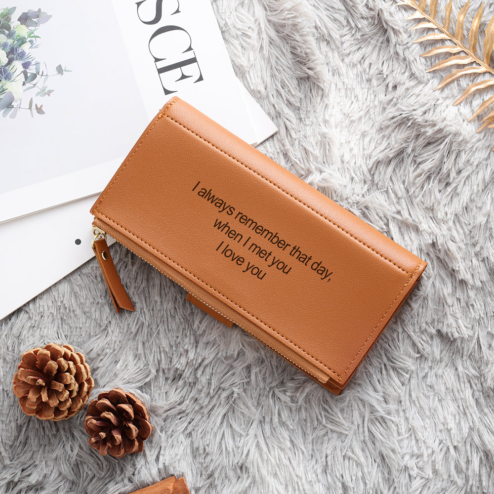 Personalized Picture Wallet Mens Gift