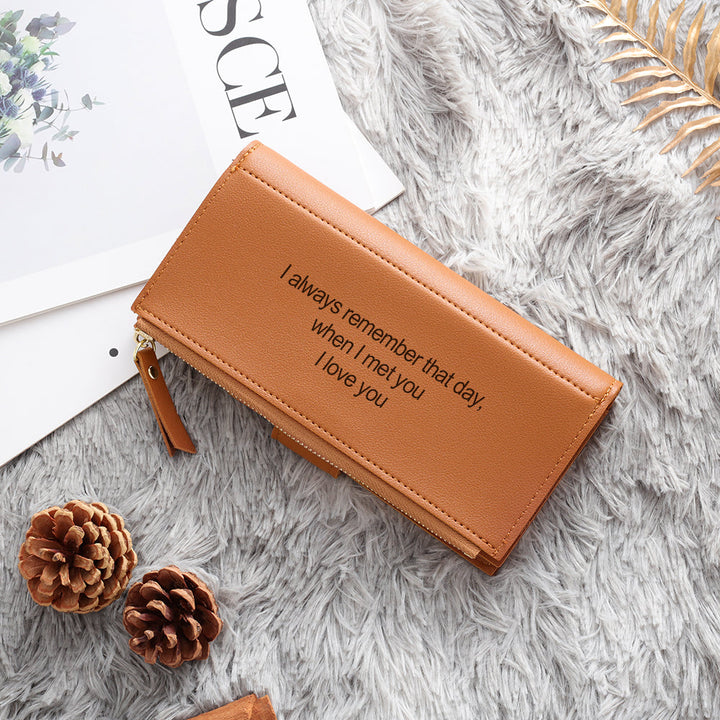 Personalized Picture Wallet Mens Gift
