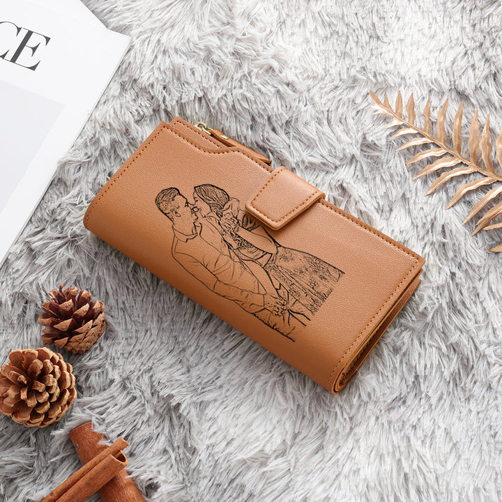 Personalized Picture Wallet Mens Gift