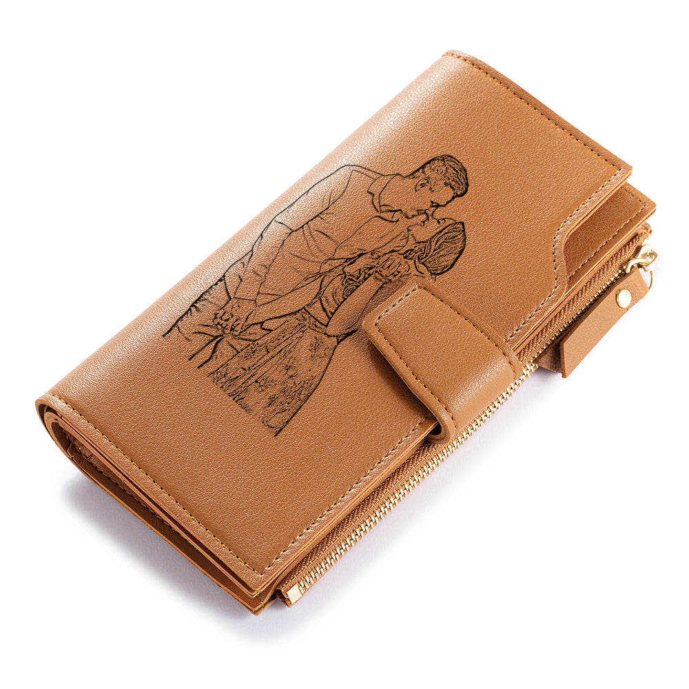 Personalized Picture Wallet Mens Gift
