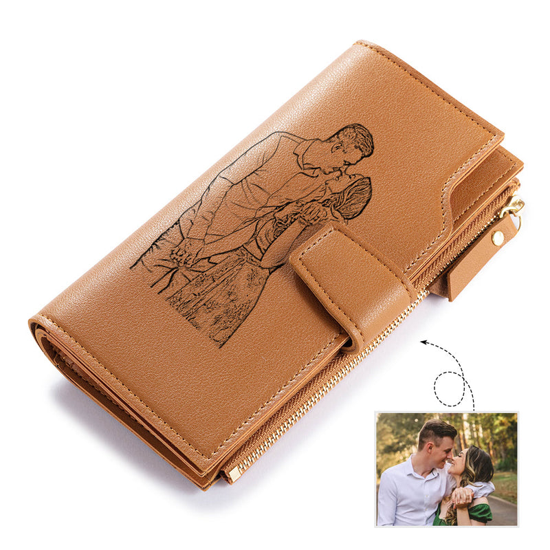 Personalized Picture Wallet Mens Gift