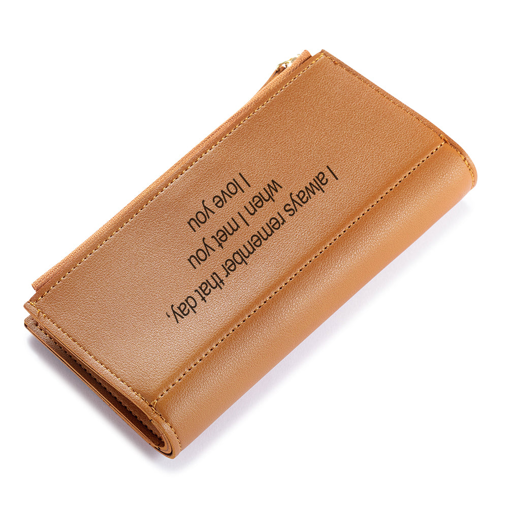 Personalized Picture Wallet Mens Gift