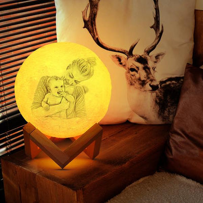 3D Custom Photo Engraving Moon Light The Best Christmas Gifts For Dad