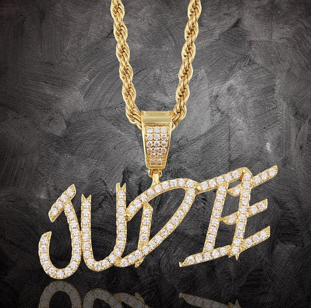 name plate necklace