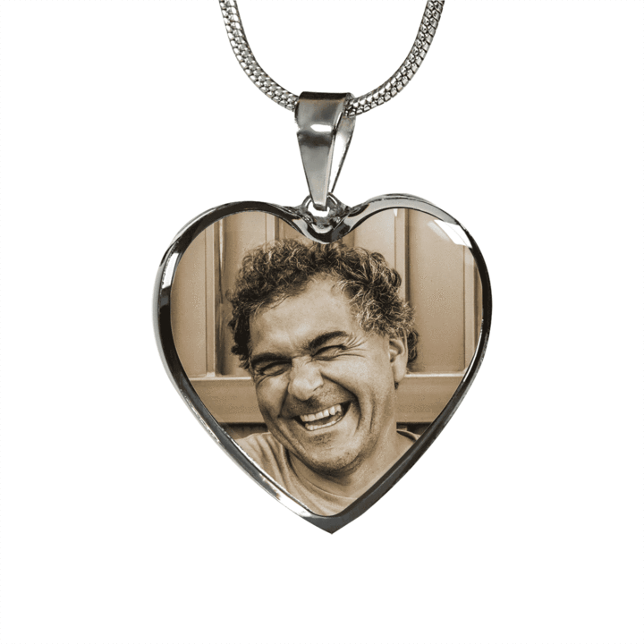 Custom Photo Heart Shaped Necklace Best Gift For Grandparents, Grandma and Great Grandma