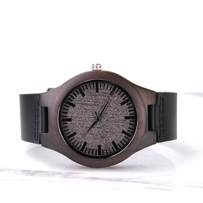 Engraved wooden watches-Gifts For 11 Years Old Boys