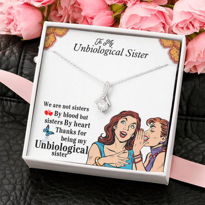 Unbiological Sister Gifts Alluring Beauty Necklace For Unbiological Sister