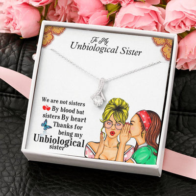 Unbiological Sister Gifts Alluring Beauty Big Stone Necklace- Unbiological Sister Necklace