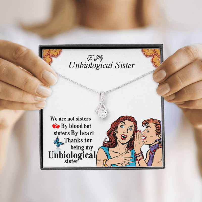 Unbiological Sister Gifts Alluring Beauty Necklace For Unbiological Sister