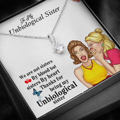 Unbiological Sister Gifts Alluring Beauty Necklace- Unbiological Sister Necklace