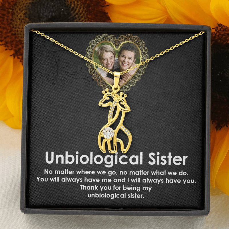 Alluring Necklace Unbiological Sister Gift- Unbiological Sister Necklace