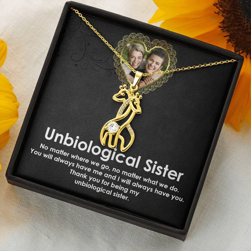 Alluring Necklace Unbiological Sister Gift- Unbiological Sister Necklace