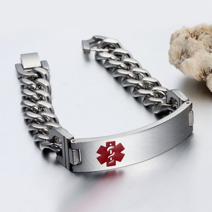 Personalized Medical Alert Bracelet-Gifts For Men & Women