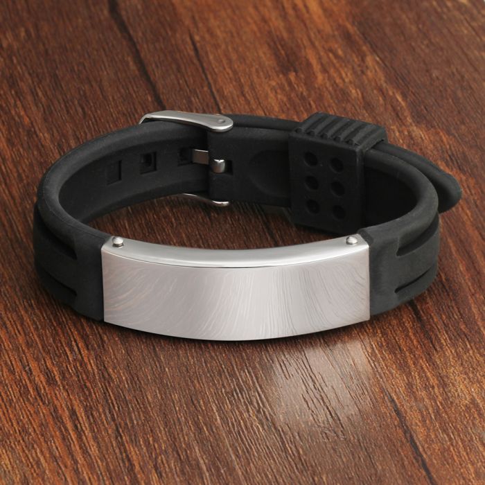 Stainless Steel Engraving Medical Alert Bracelets