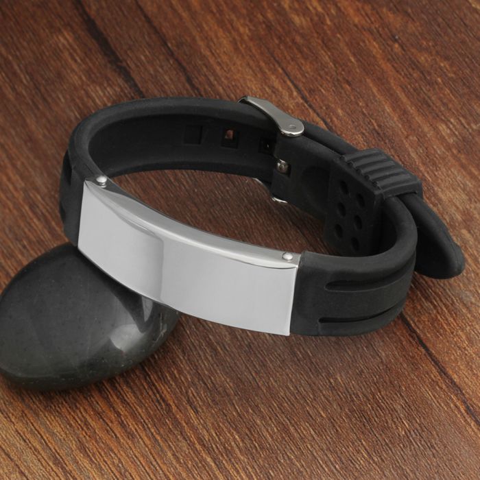 Stainless Steel Engraving Medical Alert Bracelets