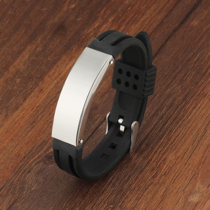 Stainless Steel Engraving Medical Alert Bracelets
