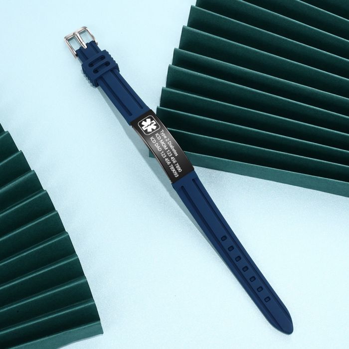 Personalized Medical Alert ID Bracelet