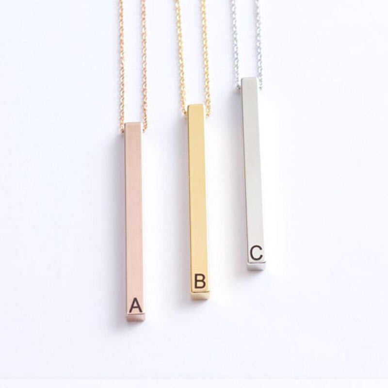 Custom Bar Necklace- Special Gift For Her