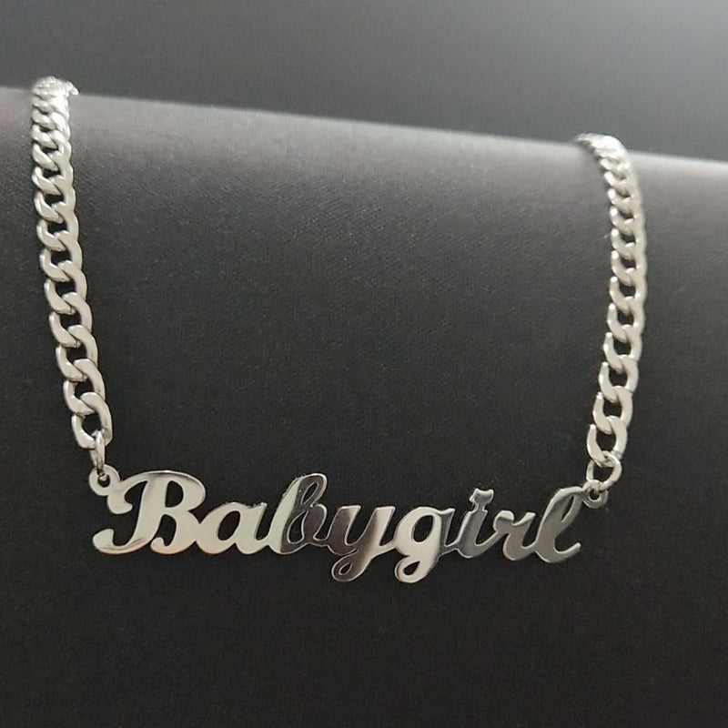 18k Gold Plated Custom Name Necklace