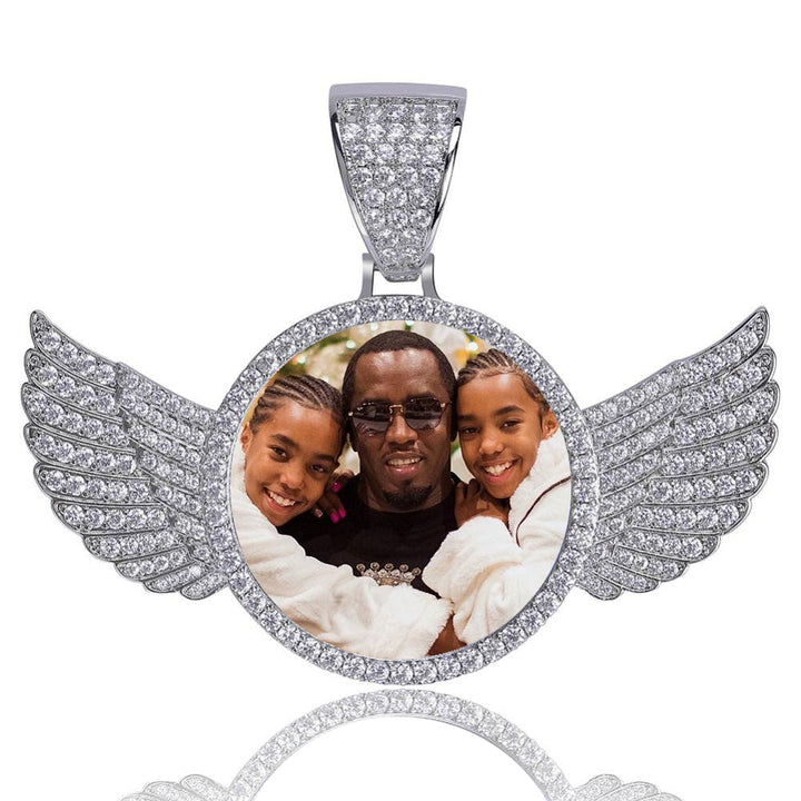 Custom Angel Wing Necklace- Personalized Gifts For Dad
