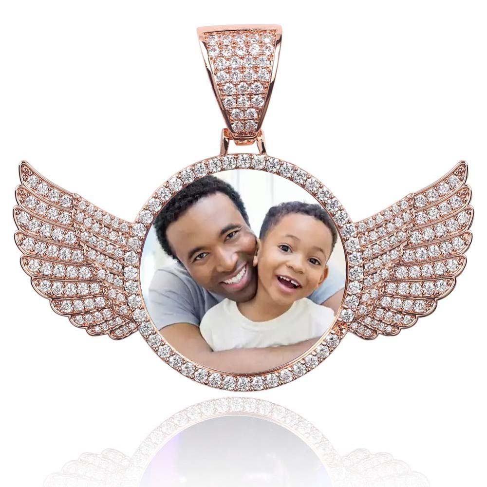 Custom Angel Wing Necklace- Personalized Gifts For Dad