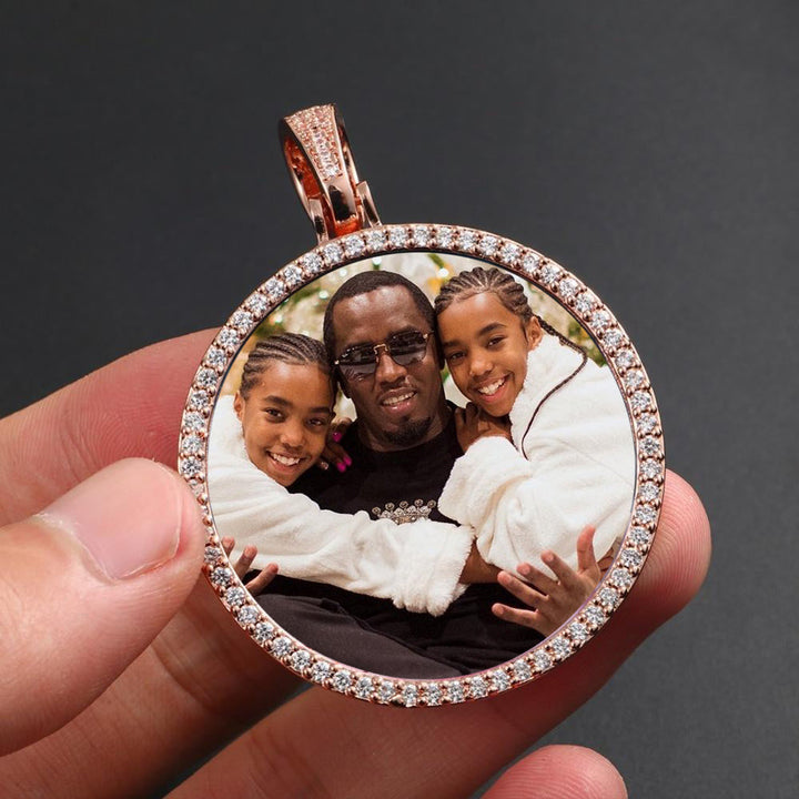 Custom Photo Medallion Necklace- Best Christmas Gifts For Dad