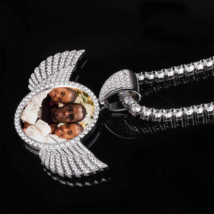 Custom Angel Wing Necklace- Personalized Gifts For Dad