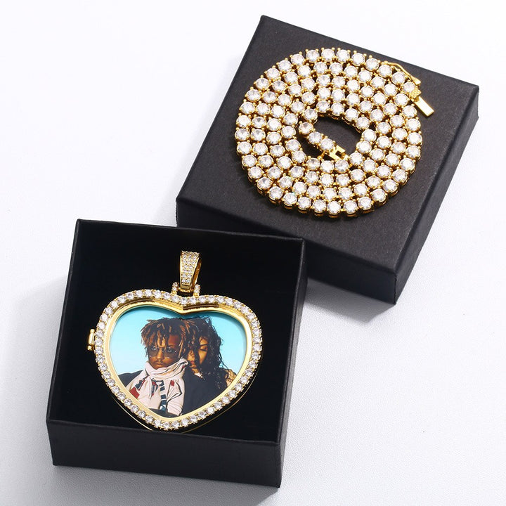 Personalized Heart Photo Necklace-Christmas Gifts For Women