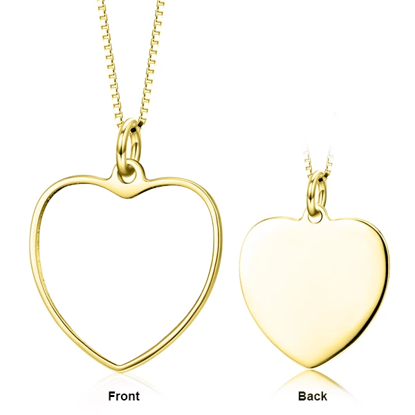Personalized Heart Photo Necklace- Photo Memory Necklace- Pet Photo Necklace