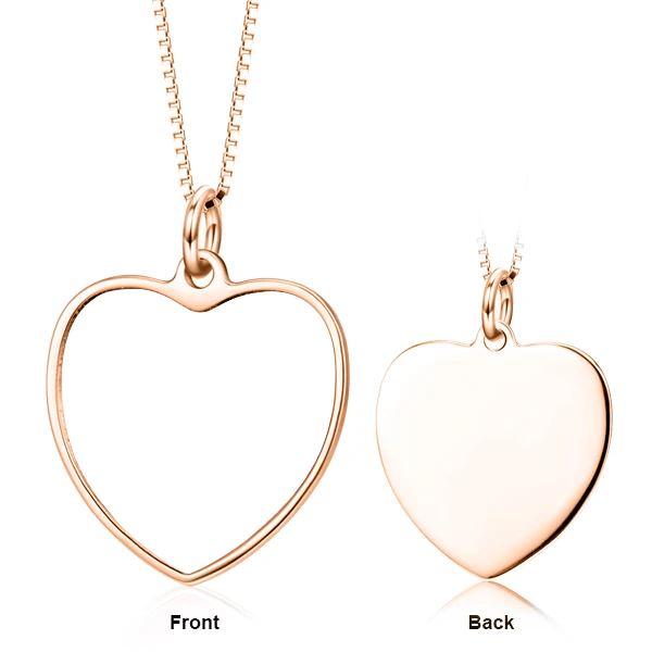 Personalized Heart Photo Necklace- Photo Memory Necklace- Pet Photo Necklace
