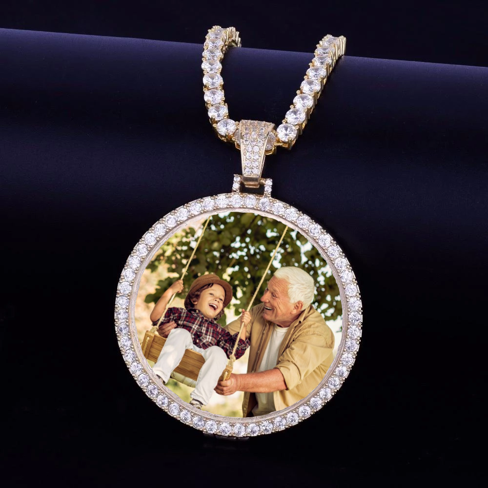 Personalized Memory Medallion- Necklace With Picture Inside