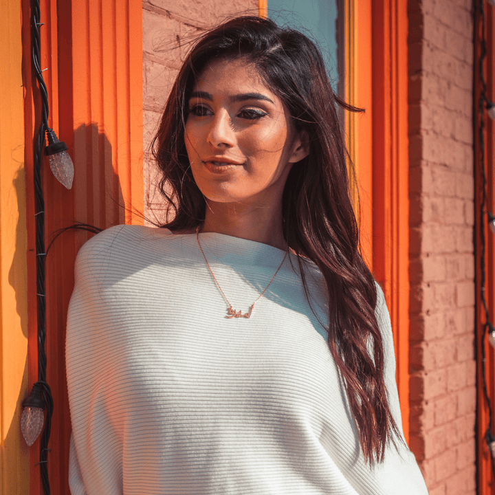 Custom Name Necklace-My Name Necklace-Necklace With Name On It-  Arabic Name Necklace