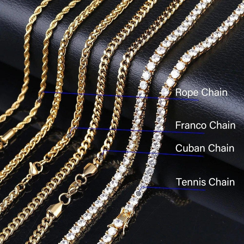 Custom Made Photo Medallions Necklace- Hip Hop Necklace For Men&