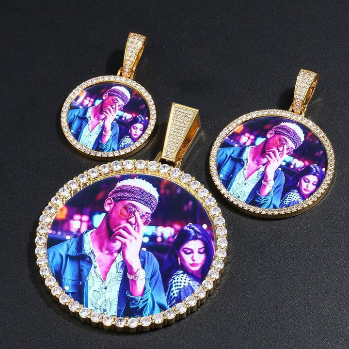 12MM Cuban Chain Personalized Photo Necklace- Best Necklace For Men