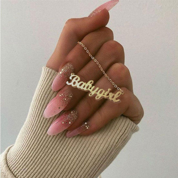 18k Gold Plated Custom Name Necklace