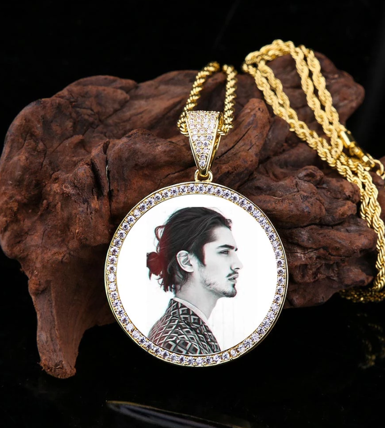 Personalized Memory Medallion- Necklace With Picture Inside