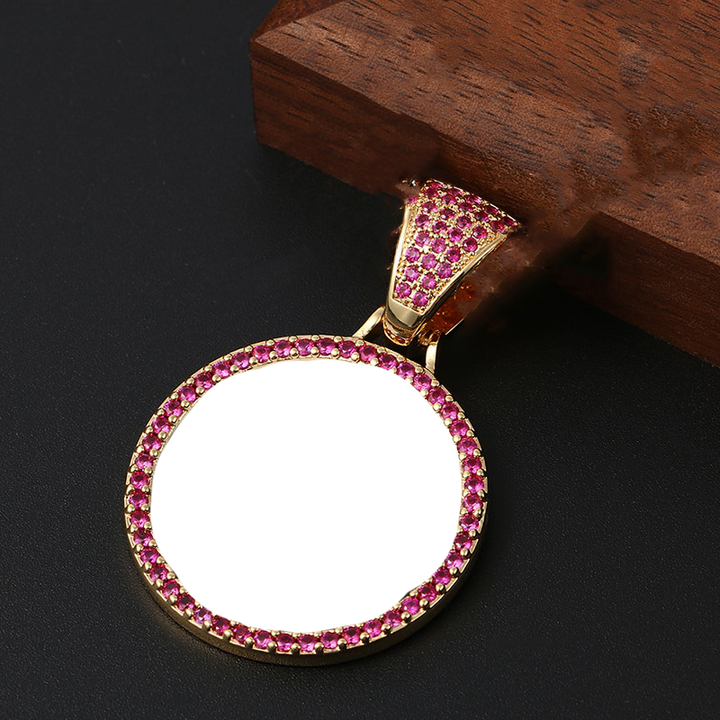 Custom Made Photo Medallions Necklace