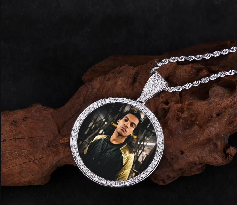 Personalized Memory Medallion- Necklace With Picture Inside