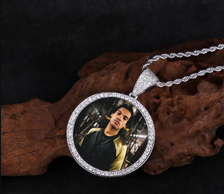 Personalized Memory Medallion- Necklace With Picture Inside