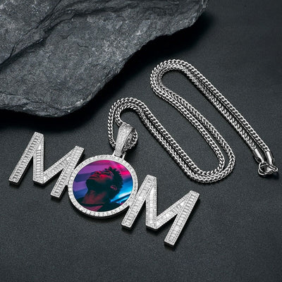 Mom Pendant-Custom Mom Necklace-Christmas Gifts For Women