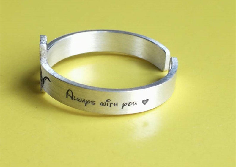 Personalized Pet Ring - Cat Memorial Jewelry Personalized Pet Ring