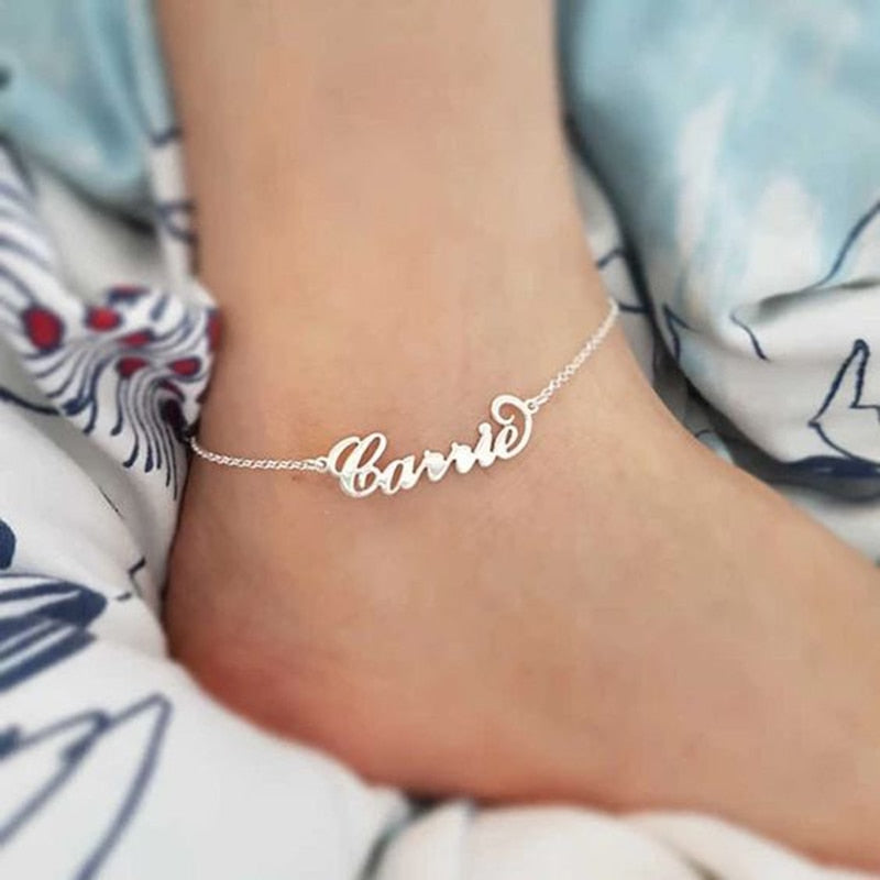 Custom Name Anklet-Christmas gifts