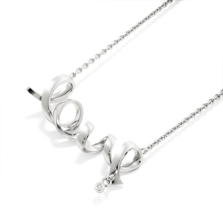 The Gorgeous Scripted Love Necklace With Husband To Wife "Together We Are Everything" Message Card