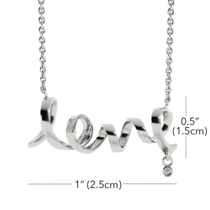 The Gorgeous Scripted LOVE Necklace With Son TO Mom "You are the BEST among the rest" Message Card