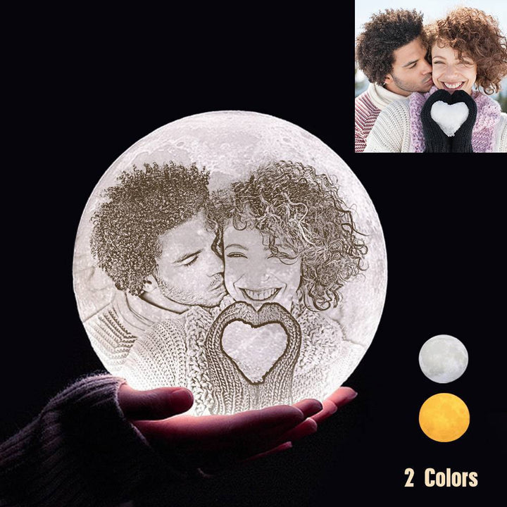 3D Custom Photo Engraving Moon Light The Best Christmas Gifts For Boyfriend